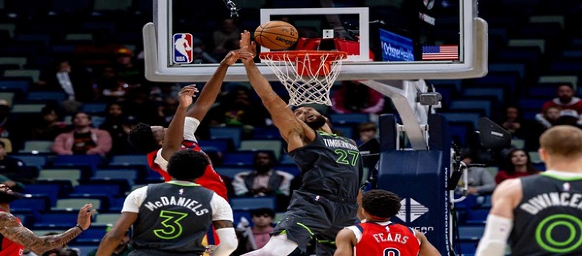 Randle's 28 points helped the Timberwolves rally to defeat the Pelicans 125-116.