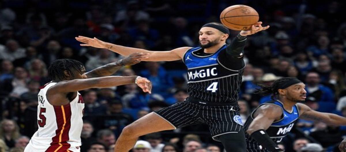 Bain's 37 points helped the Magic stage a 117-108 comeback victory over the Rockets.