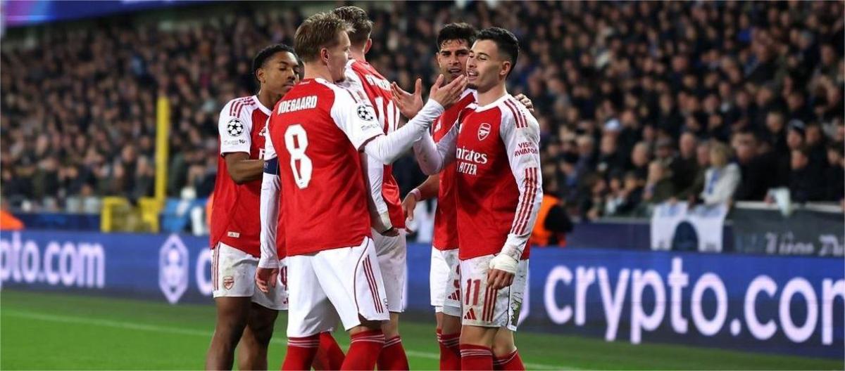 欧冠联赛——马杜克梅开二度　阿申纳3比0完胜布鲁日