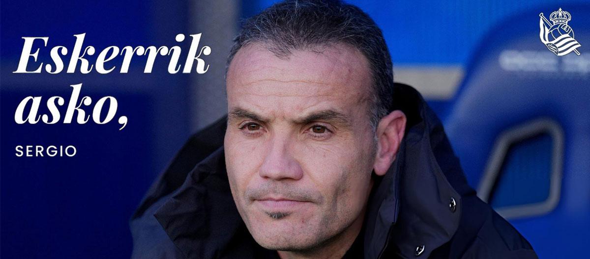 Real Sociedad head coach Sergio Francisco sacked following poor start to the season..