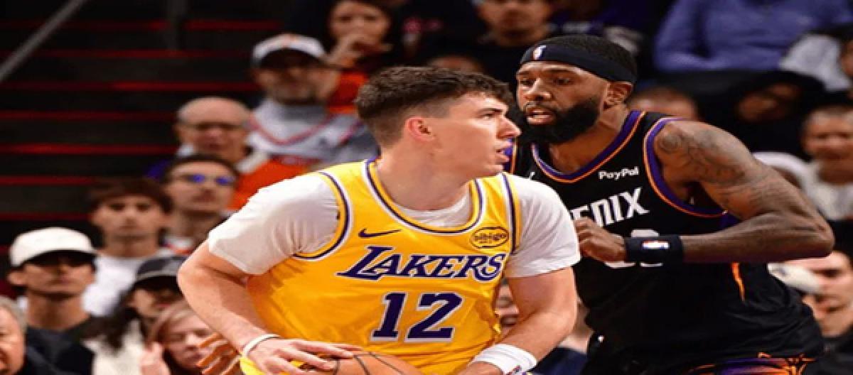 LeBron James' 23 points weren't enough to save the Suns from a 132-108 victory over the Lakers.