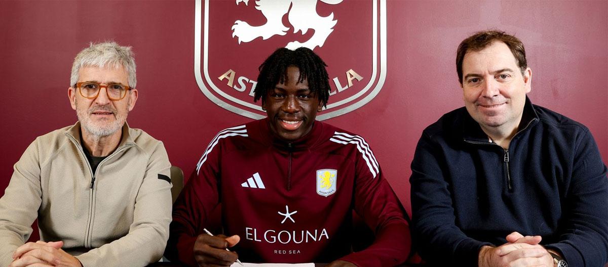 Aston Villa officially announce the signing of England U17s international forward wonderkid Brian Madjo from Metz..