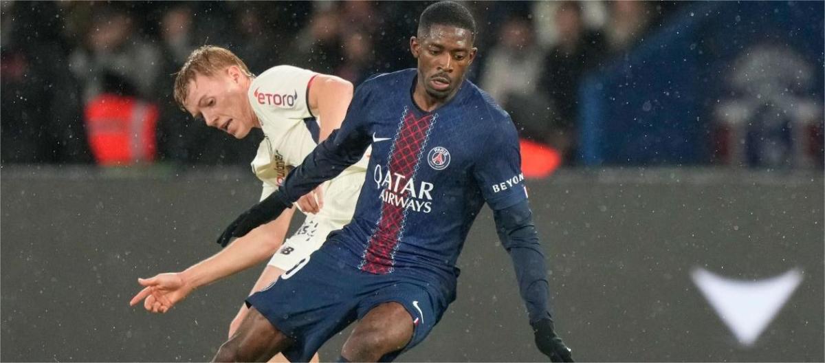 Enrique hopes Dembele's defensive performance can be further improved.