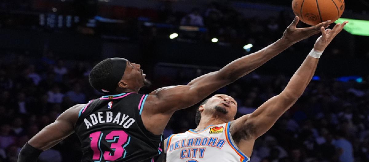 Shai Gilgeous-Alexander's 39 points saved the Heat from a narrow 122-120 defeat to the Thunder.