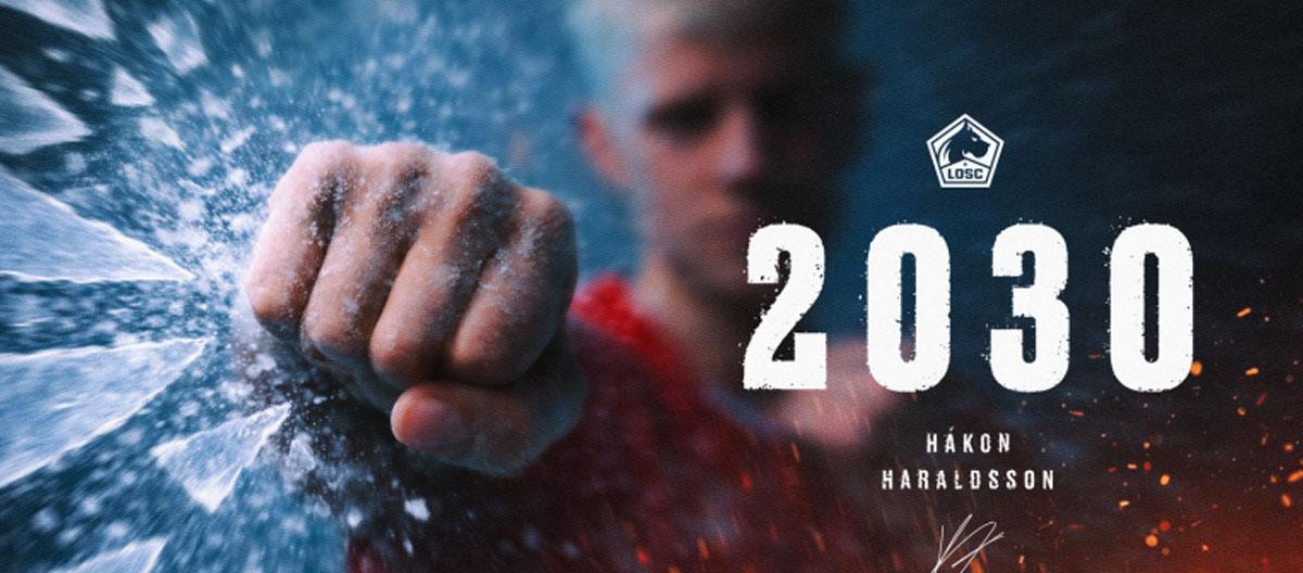 里尔与冰岛国脚攻击型中场哈康·哈拉尔德松完成续约..