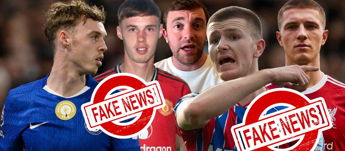 罗马诺驳斥了有关帕尔默与沃尔顿将分别转投曼联及利物浦的假消息..