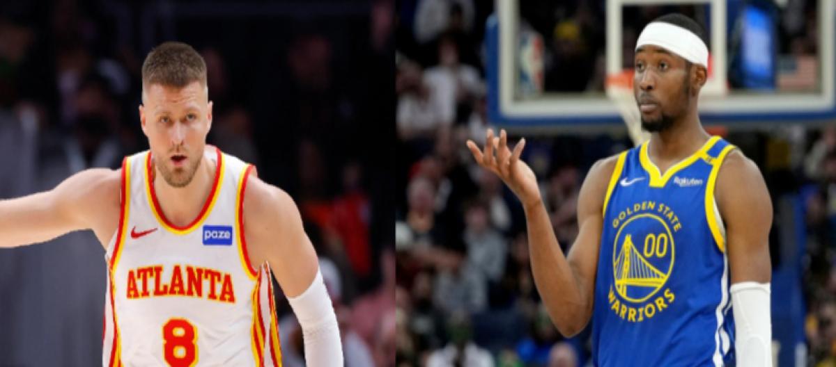 Shams: The Warriors traded Kuminga and Hield to the Hawks for center Porzingis.