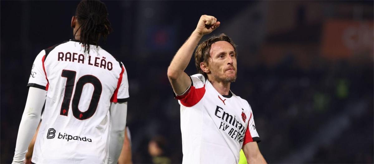 Serie A – Modric scores as AC Milan defeat Pisa 2-1