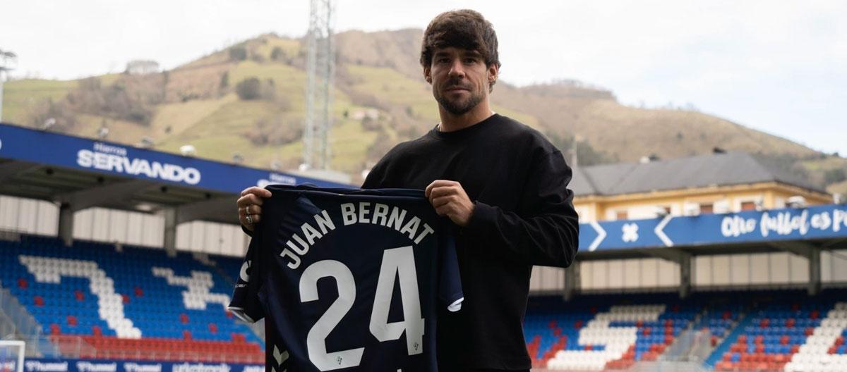 Former Bayern Munich Spain international left-back Juan Bernat joins Eibar on a free transfer..