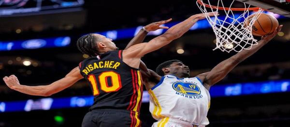 Daniels scored 28 points as the Hawks defeated the Warriors 126-110.