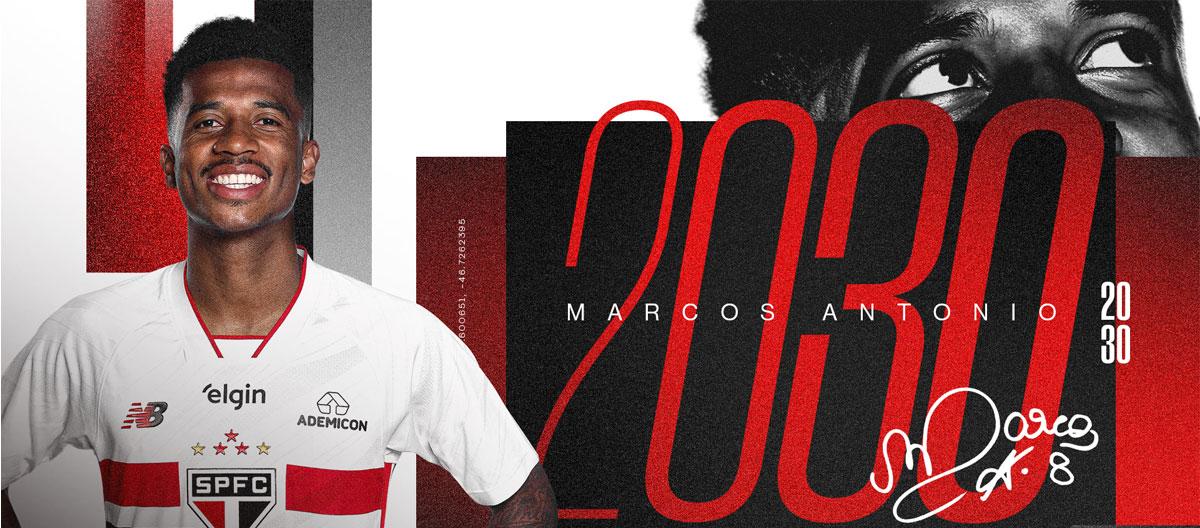 São Paulo officially made on-loan Lazio midfielder Marcos Antônio's ownership rights permanent..