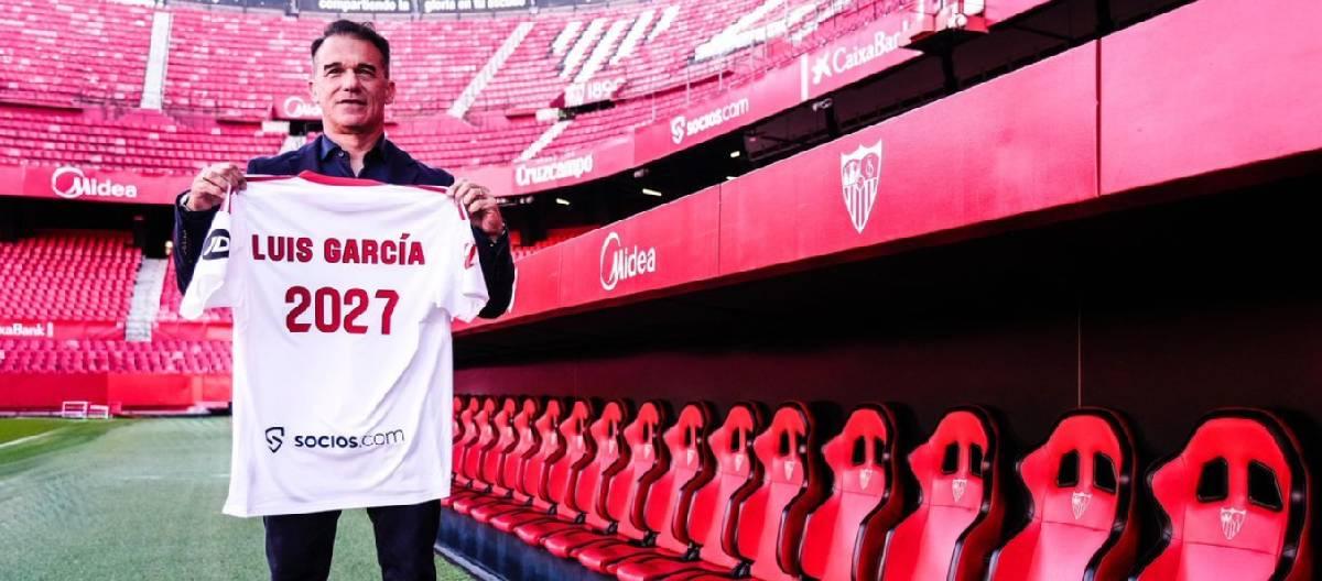 Luis García Praza will become the head coach of Sevilla's first team, with a contract valid until June 30, 2027.
