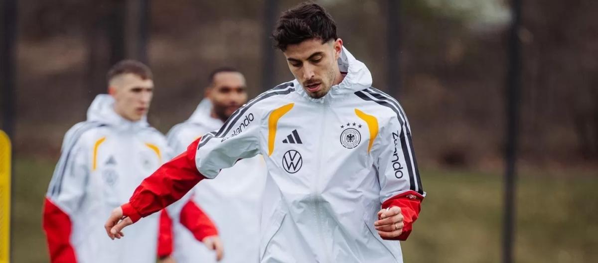 Havertz was overjoyed to finally return to the German national team after recovering from his injury.