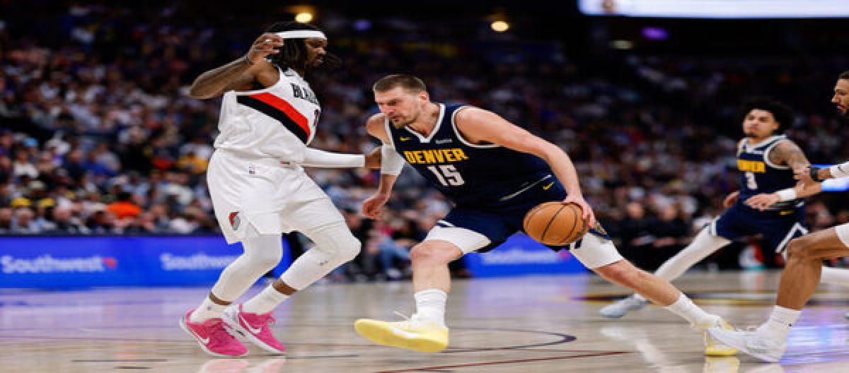 Jokic's 35 points saved the Nuggets from a narrow 137-132 overtime victory over the Trail Blazers.