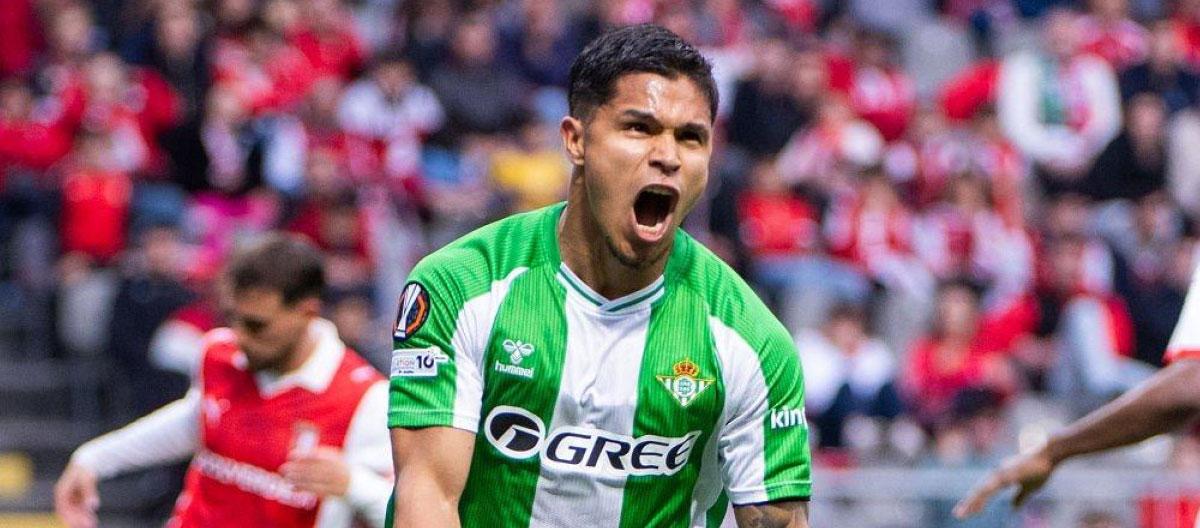 ◤UEFA Europa League◢ Cucho Hernandez's penalty salvages Real Betis with a 1-1 draw against Sporting Clube de Braga..