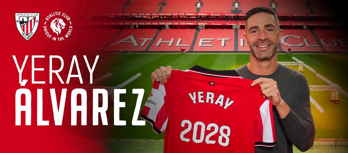 Athletic Bilbao have extended the contract of 31-year-old center-back Yere until 2028, with an option to extend for another year.