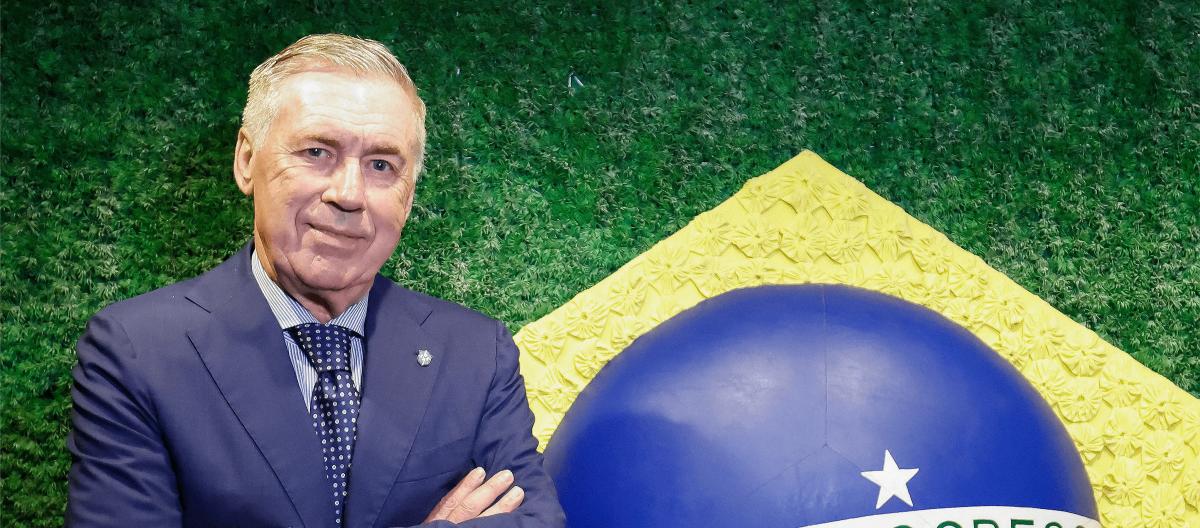 Official: Brazilian Football Confederation and national team coach Carlo Ancelotti extend his contract until 2030.