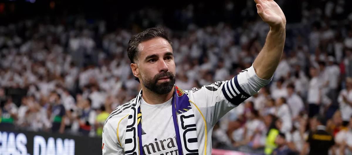 Real Madrid's legendary captain Dani Carvajal bids farewell to the Bernabéu.