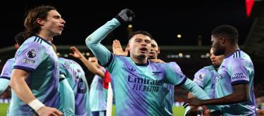 英超联赛——梅里诺贡献一球　阿申纳3比1战胜布伦特福德