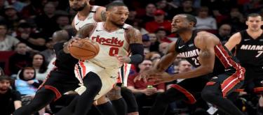 Heat collapsed in the third quarter and the Trail Blazers led by 20 points in three quarters