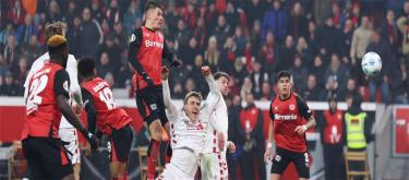 German Cup - Patrik Schick scored twice as Leverkusen defeated Cologne 3-2