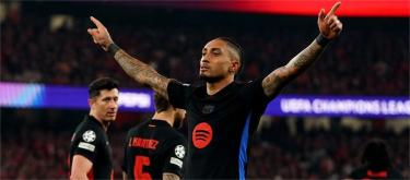 欧冠联赛——保·库瓦尔西被罚下场　巴塞罗那1比0击败本菲卡