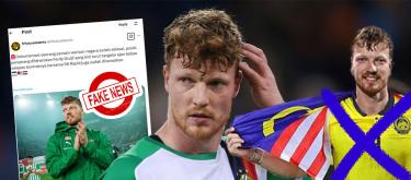 Dutch striker Ferdy Druijf breaks silence and refuted online media outlet FR FUTURE TALENTS which falsely claimed that he has been naturalized as Malaysia national team player..