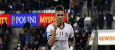 意甲联赛——奥古斯托、劳塔罗各进一球，国米2-0亚特兰大仍居榜首