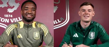 Aston Villa complete contract extensions with U21s international wonderkids Lamare Bogarde and Rory Wilson..