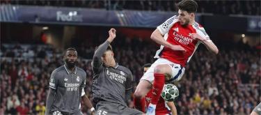 Champions League - Rice scored twice as Arsenal beat Real Madrid 3-0