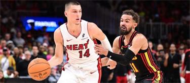 Miami Heat beat Atlanta Hawks 123-114 to advance to playoffs