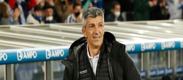 Real Sociedad coach Alguacil officially announced his resignation at the end of the season. He once led the team to win the King's Cup