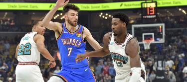 雷霆击败灰熊，系列赛中以3比0领先