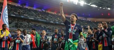 Marquinhos won the championship with tears in his eyes and thanked the fans for their support along the way