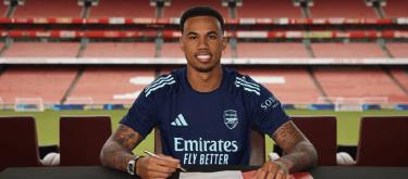 Gabriel dos Santos is proud to have signed a new contract and is delighted to continue playing for Arsenal