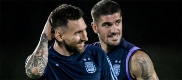 De Paul praises Messi as a player who is very strict with himself