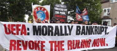 Crystal Palace has formally appealed to the Court of Arbitration for Sport regarding UEFA's decision to demote them to the UEFA Conference League..