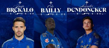Real Oviedo officially announce the signing of Josip Brekalo, Eric Bailly and Leander Dendoncker..
