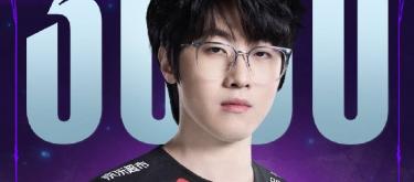 Zhuo achieved 3,000 assists in his LPL career