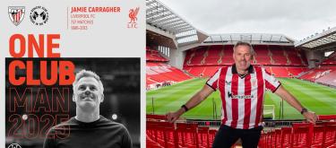 Former Liverpool England international defender Jamie Carragher inducted into the 2025 One-Club Man Hall of Fame..