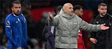 Chelsea lost to Manchester United and Maresca said the red card affected the battle plan