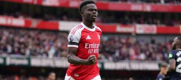 Bukayo Saka reaches double milestones of 200 Premier League appearances and 100 goals