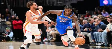 霍姆格伦狂砍31分 雷霆117-100力克老鹰取三连胜