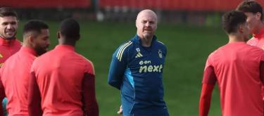 Nottingham Forest manager Sean Dyche believes the home advantage will help them win.
