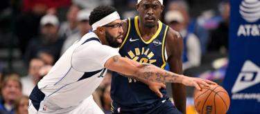 The Mavericks narrowly defeated the Pacers, with Anthony Davis leaving the game early due to a leg injury.
