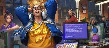 Dian Wei's blue screen warning has no return date? Seven years isn't enough, the only other way is through the Crystal Shop.