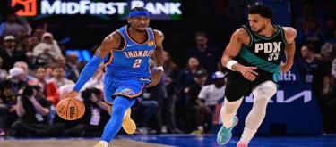 Alexander scored 37 points as the Thunder defeated the Trail Blazers 122-95.