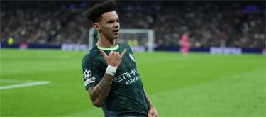 欧冠联赛——尼科·奥雷利建功　曼市2比1击败皇家马德里