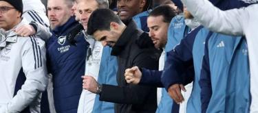 Arsenal narrowly win on penalties to advance; Arteta praises team performance.