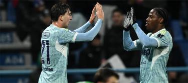 意甲联赛——乔纳森·戴维建功　尤文图斯3比0完胜萨索洛